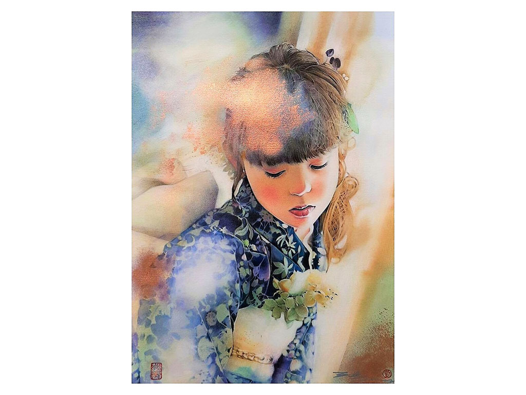 依光,52 × 72 cm,複合媒材,2016
