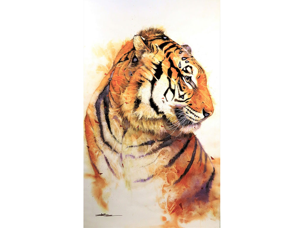 媚,60×110 cm,複合媒材,2020