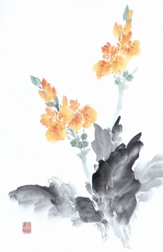 1-2-花卉107(69.5x45cm)