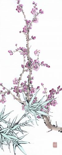 梅4-43-花卉119(87.5×35.5cm) 梅4-43-花卉119(87.5x35.5cm)