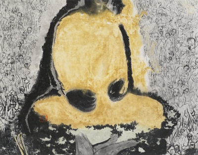 日昇月恆畫家講壇 陳廷彰
《改火》,彩墨紙本,2018,23×29 cm